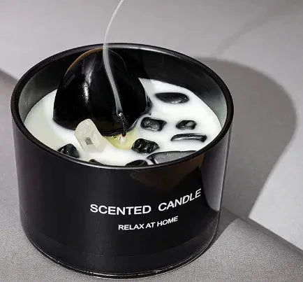 Crystal Glass Candle Handmade Aromatherapy - Bellarte Enchanté Crystal Glass Candle Handmade Aromatherapy